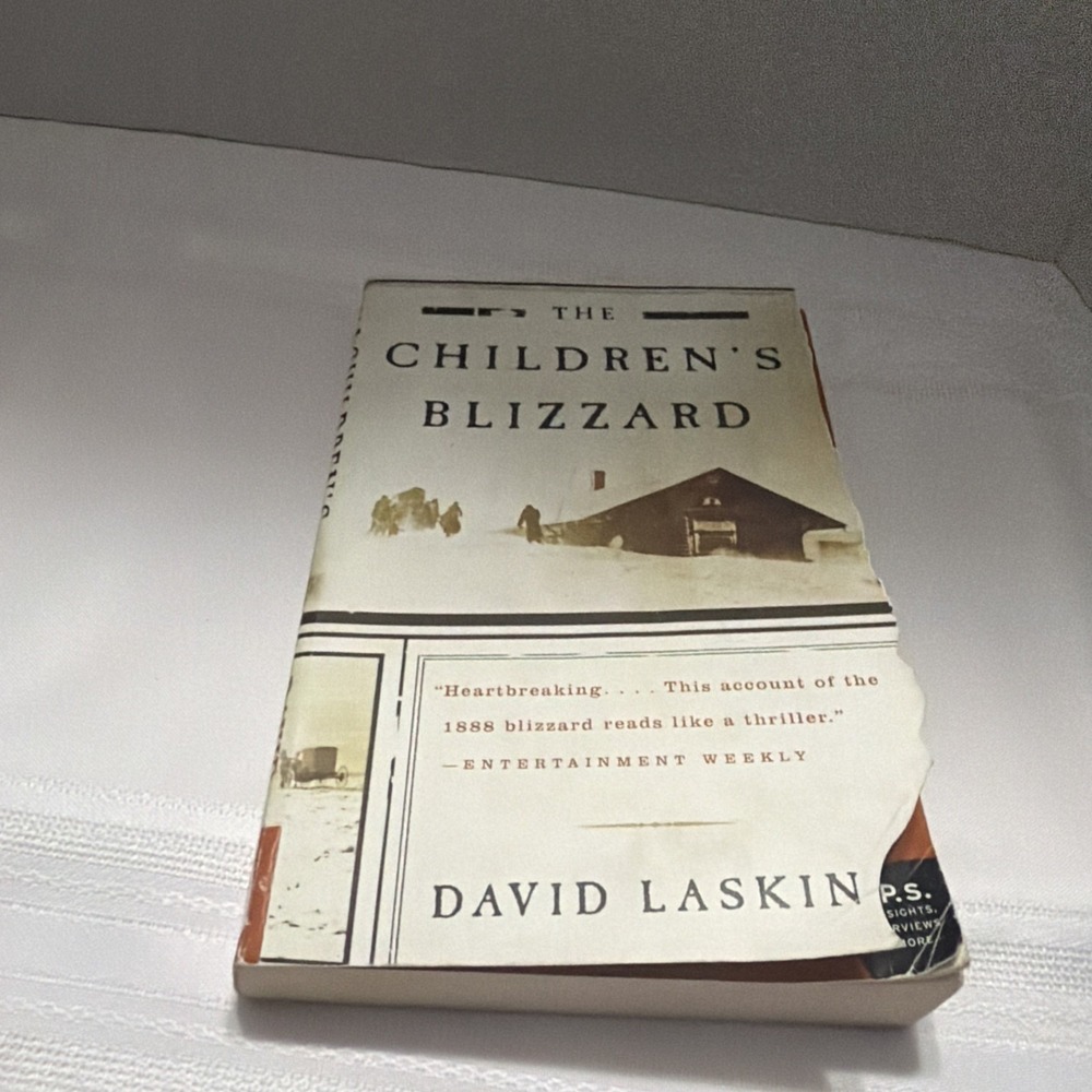 The Children's Blizzard David Laskin Paperback History 1888 Storm 9780060520762